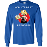 T-Shirts Royal / S World's Best Princess Men's Long Sleeve T-Shirt