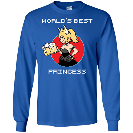 T-Shirts Royal / S World's Best Princess Men's Long Sleeve T-Shirt