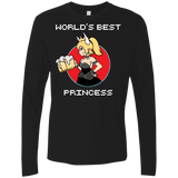 T-Shirts Black / S World's Best Princess Men's Premium Long Sleeve