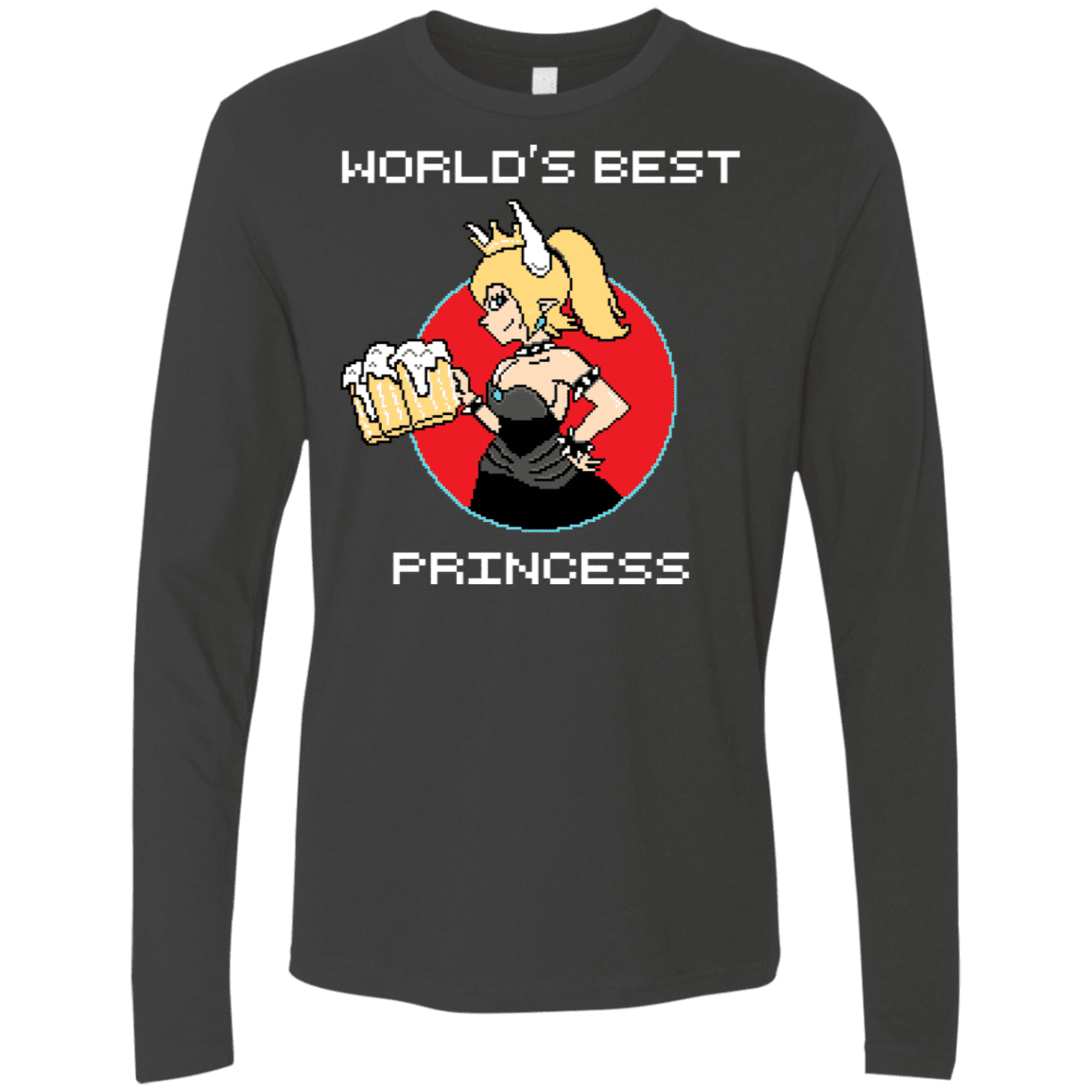 T-Shirts Heavy Metal / S World's Best Princess Men's Premium Long Sleeve