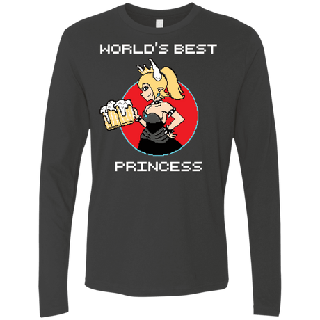 T-Shirts Heavy Metal / S World's Best Princess Men's Premium Long Sleeve