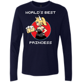 T-Shirts Midnight Navy / S World's Best Princess Men's Premium Long Sleeve