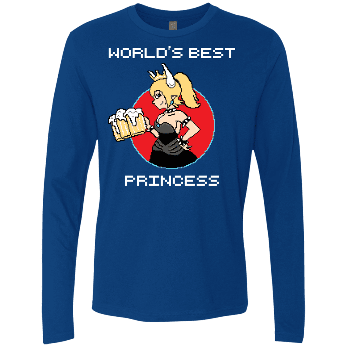 T-Shirts Royal / S World's Best Princess Men's Premium Long Sleeve