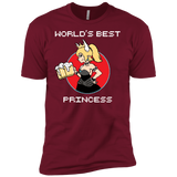 T-Shirts Cardinal / X-Small World's Best Princess Men's Premium T-Shirt