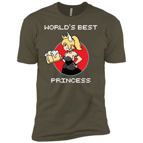 T-Shirts Military Green / X-Small World's Best Princess Men's Premium T-Shirt