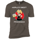 T-Shirts Warm Grey / X-Small World's Best Princess Men's Premium T-Shirt