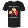 T-Shirts Black / X-Small World's Best Princess Men's Premium V-Neck