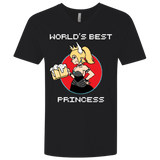 T-Shirts Black / X-Small World's Best Princess Men's Premium V-Neck