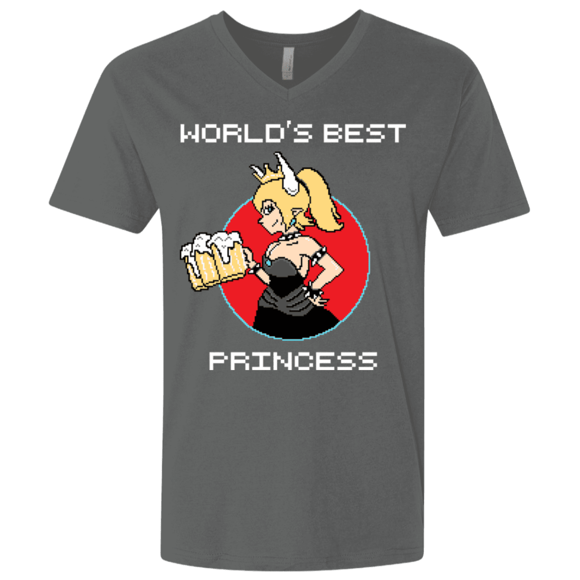 T-Shirts Heavy Metal / X-Small World's Best Princess Men's Premium V-Neck