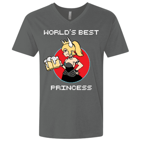 T-Shirts Heavy Metal / X-Small World's Best Princess Men's Premium V-Neck