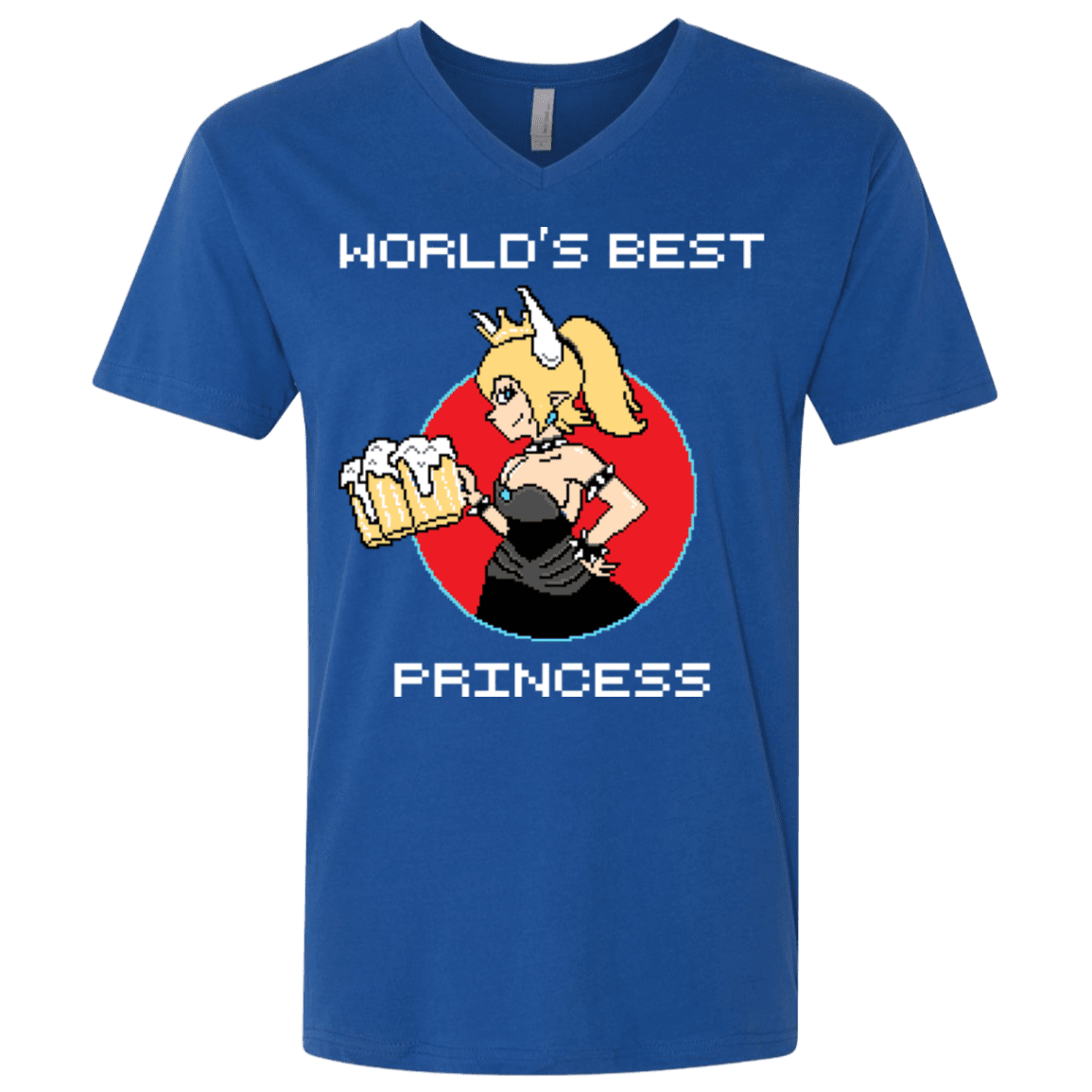 T-Shirts Royal / X-Small World's Best Princess Men's Premium V-Neck