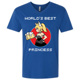 T-Shirts Royal / X-Small World's Best Princess Men's Premium V-Neck