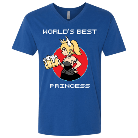 T-Shirts Royal / X-Small World's Best Princess Men's Premium V-Neck