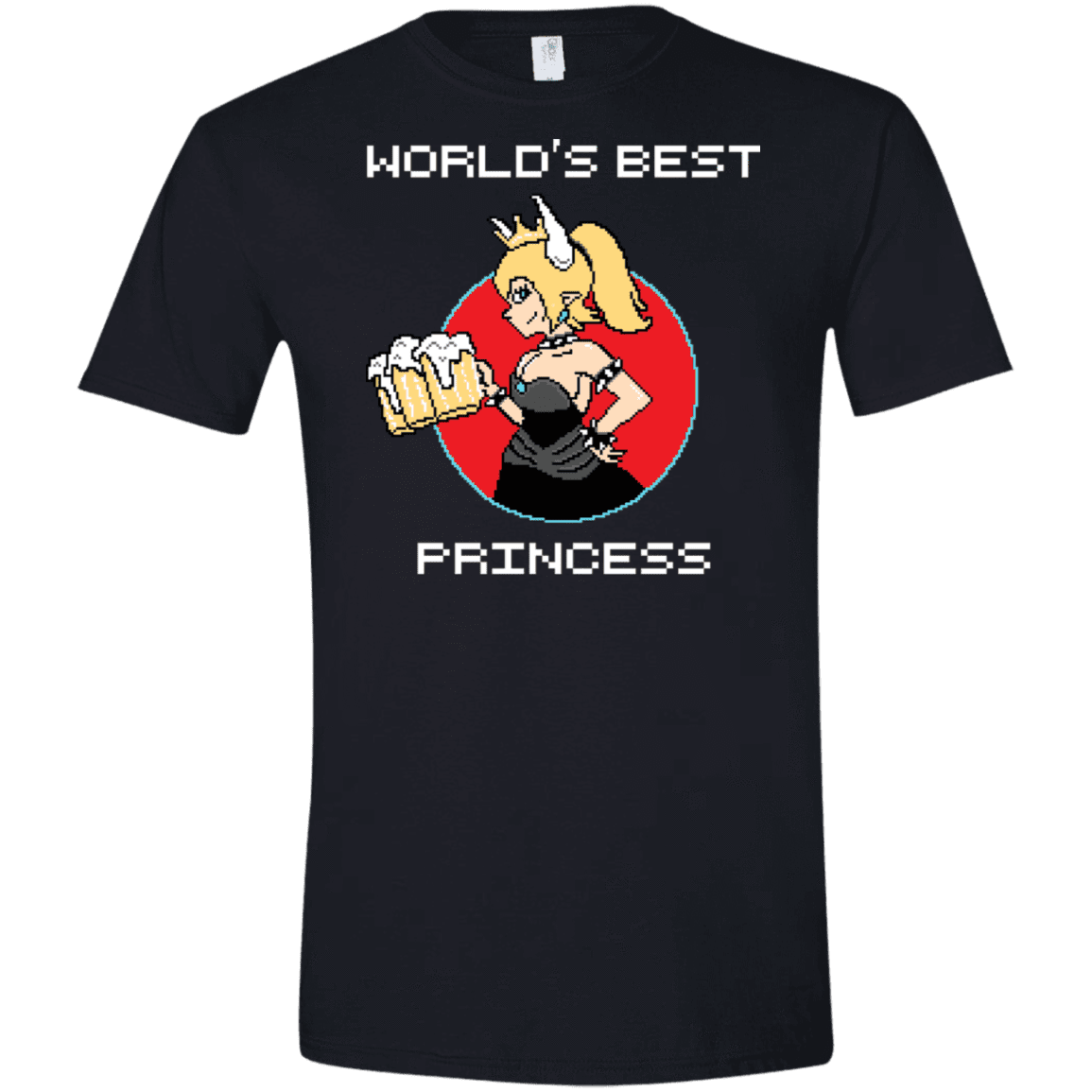 T-Shirts Black / X-Small World's Best Princess Men's Semi-Fitted Softstyle