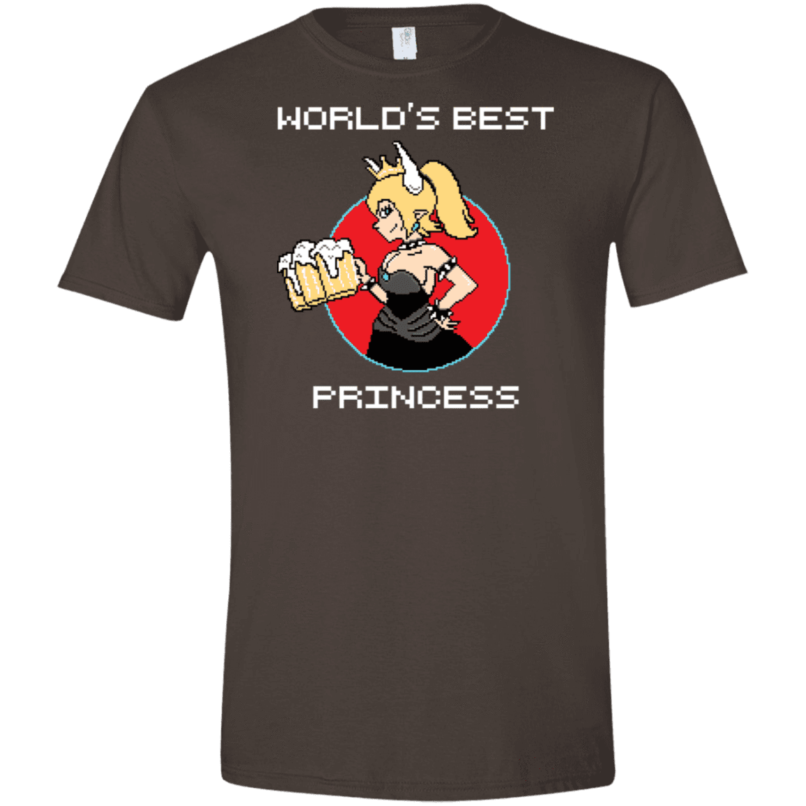 T-Shirts Dark Chocolate / S World's Best Princess Men's Semi-Fitted Softstyle