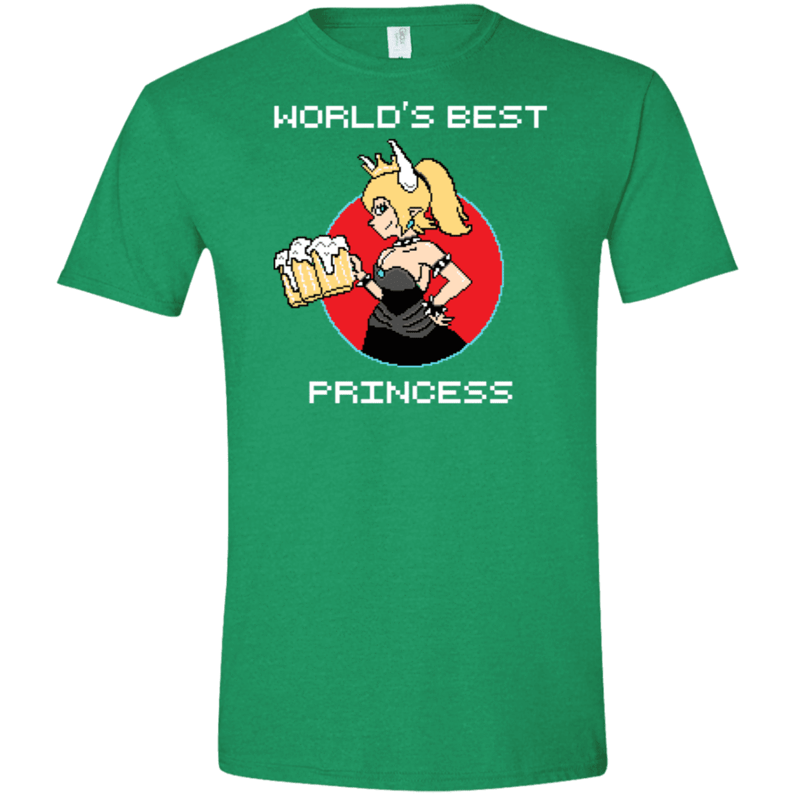 T-Shirts Heather Irish Green / S World's Best Princess Men's Semi-Fitted Softstyle