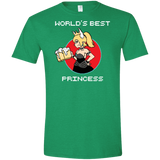 T-Shirts Heather Irish Green / S World's Best Princess Men's Semi-Fitted Softstyle