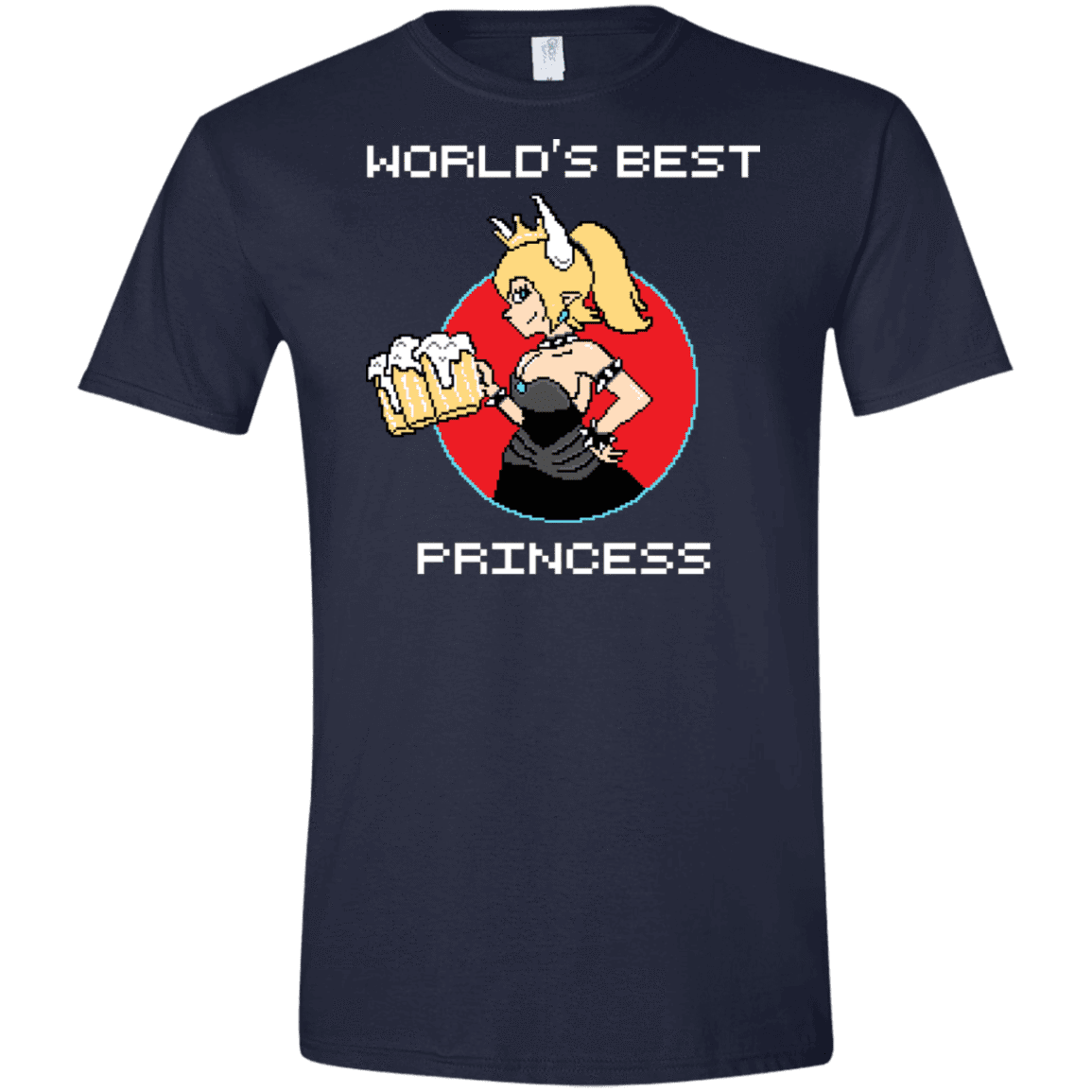 T-Shirts Navy / X-Small World's Best Princess Men's Semi-Fitted Softstyle