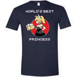 T-Shirts Navy / X-Small World's Best Princess Men's Semi-Fitted Softstyle