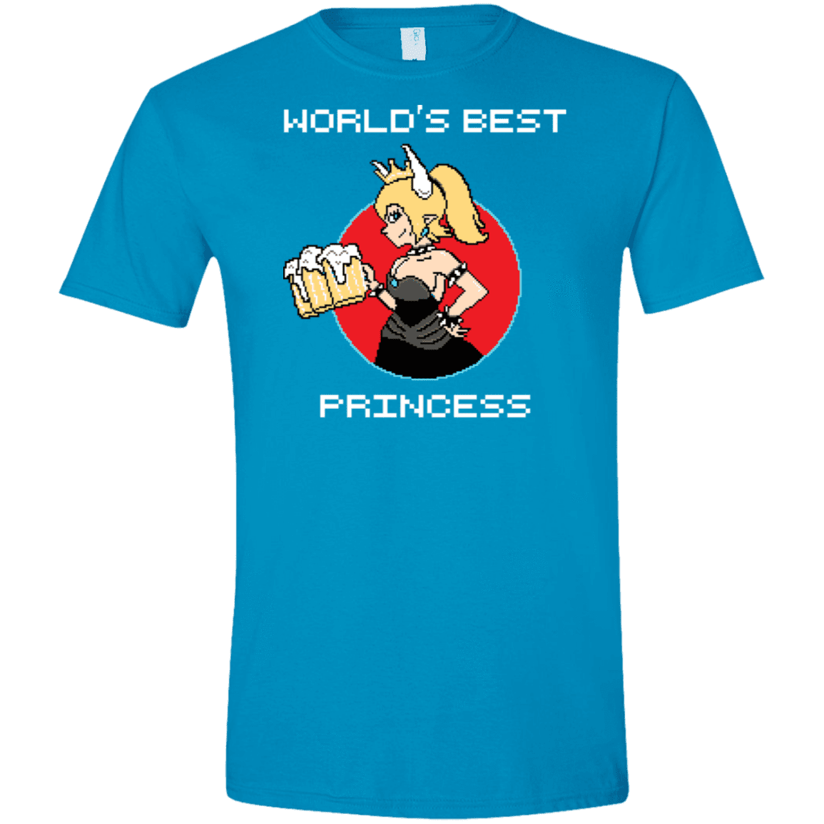 T-Shirts Sapphire / S World's Best Princess Men's Semi-Fitted Softstyle