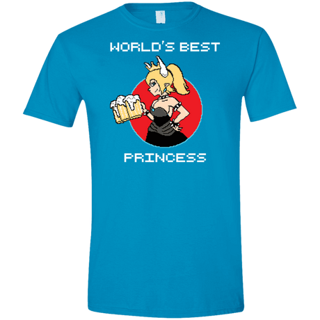 T-Shirts Sapphire / S World's Best Princess Men's Semi-Fitted Softstyle