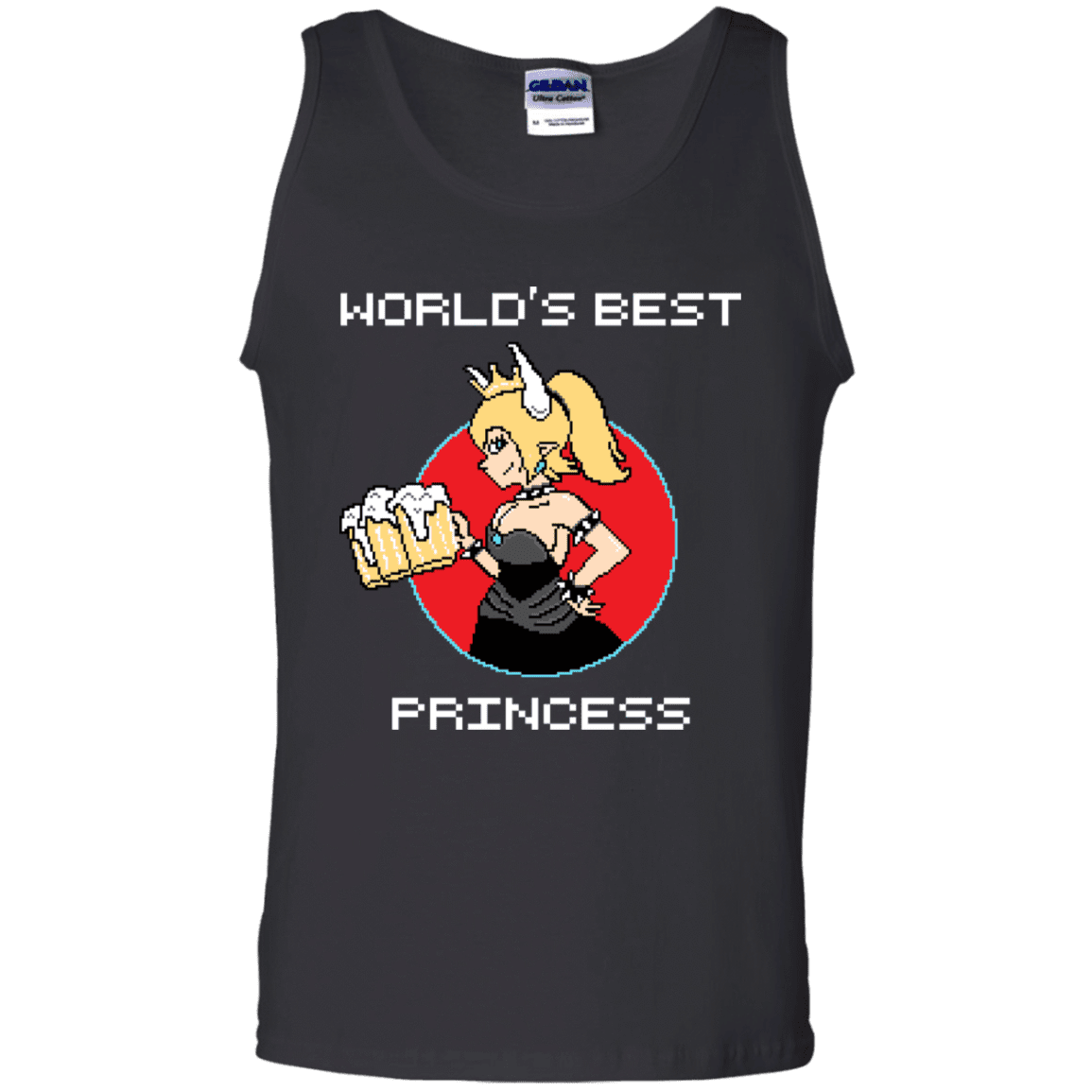 T-Shirts Black / S World's Best Princess Men's Tank Top