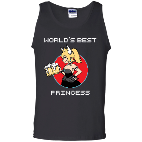 T-Shirts Black / S World's Best Princess Men's Tank Top