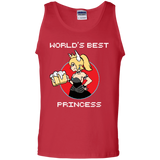 T-Shirts Red / S World's Best Princess Men's Tank Top