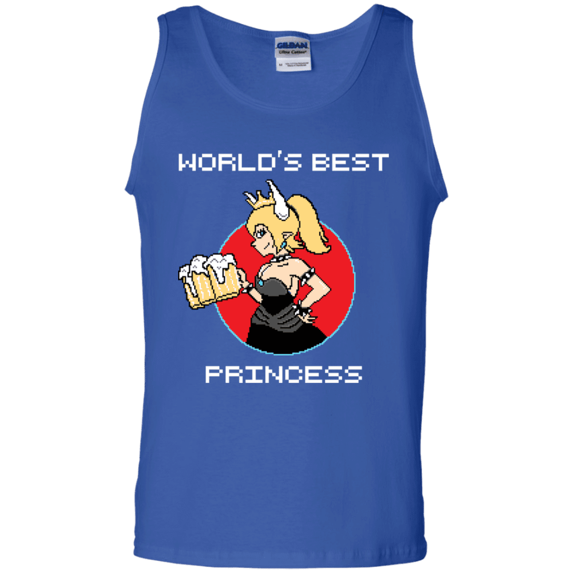 T-Shirts Royal / S World's Best Princess Men's Tank Top