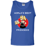 T-Shirts Royal / S World's Best Princess Men's Tank Top