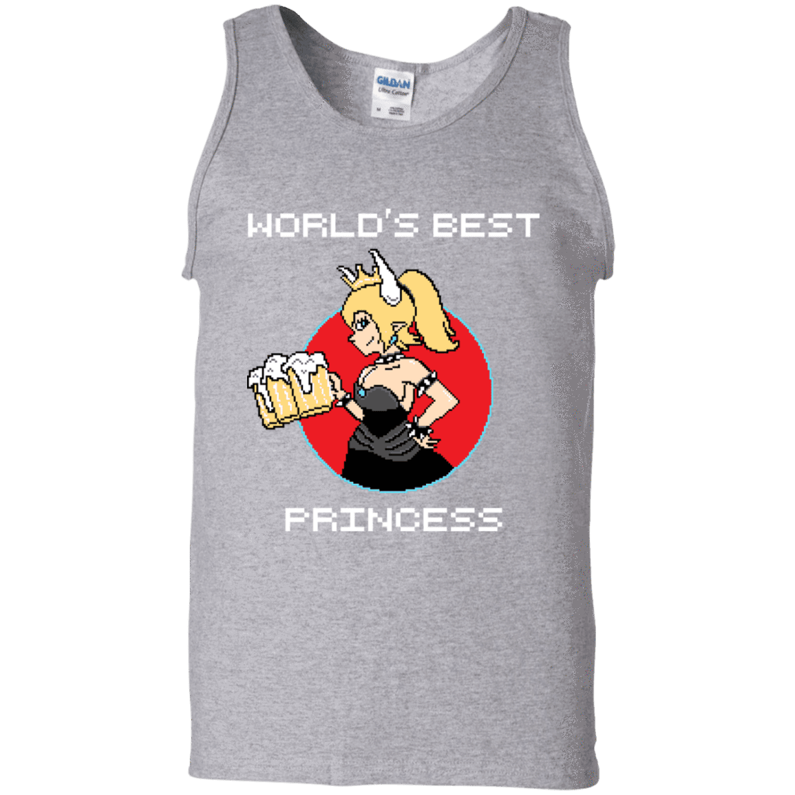 T-Shirts Sport Grey / S World's Best Princess Men's Tank Top