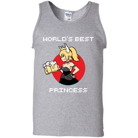 T-Shirts Sport Grey / S World's Best Princess Men's Tank Top