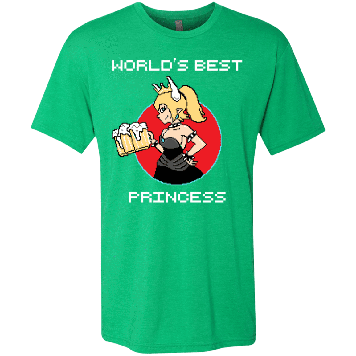 T-Shirts Envy / S World's Best Princess Men's Triblend T-Shirt