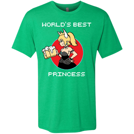 T-Shirts Envy / S World's Best Princess Men's Triblend T-Shirt