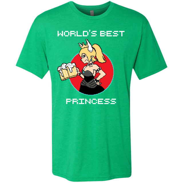 T-Shirts Envy / S World's Best Princess Men's Triblend T-Shirt