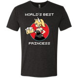 T-Shirts Vintage Black / S World's Best Princess Men's Triblend T-Shirt