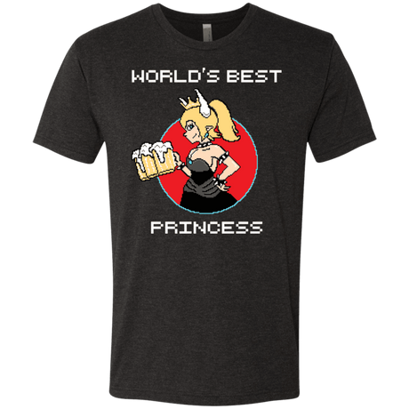 T-Shirts Vintage Black / S World's Best Princess Men's Triblend T-Shirt