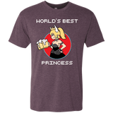T-Shirts Vintage Purple / S World's Best Princess Men's Triblend T-Shirt