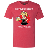 T-Shirts Vintage Red / S World's Best Princess Men's Triblend T-Shirt