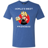 T-Shirts Vintage Royal / S World's Best Princess Men's Triblend T-Shirt