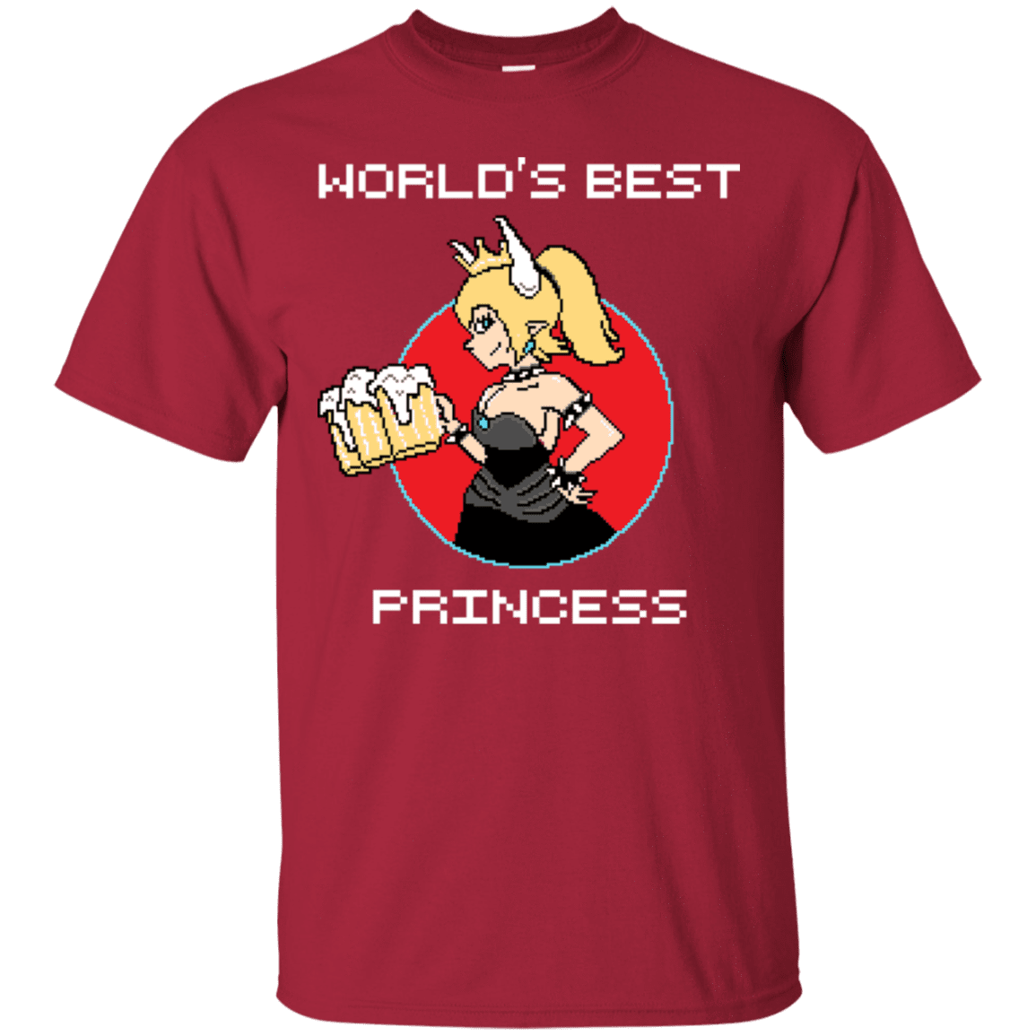 T-Shirts Cardinal / S World's Best Princess T-Shirt