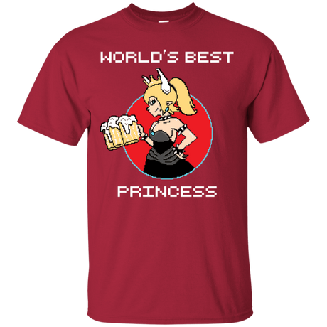 T-Shirts Cardinal / S World's Best Princess T-Shirt