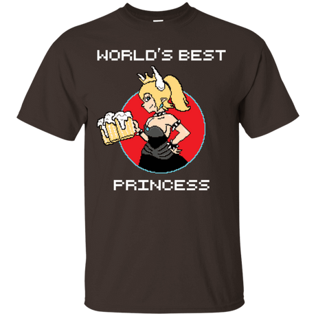 T-Shirts Dark Chocolate / S World's Best Princess T-Shirt