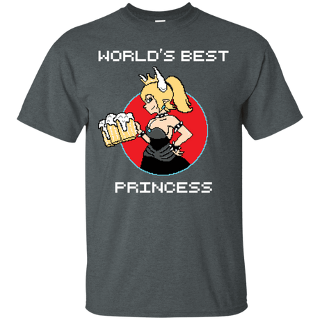 T-Shirts Dark Heather / S World's Best Princess T-Shirt