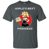 T-Shirts Dark Heather / S World's Best Princess T-Shirt