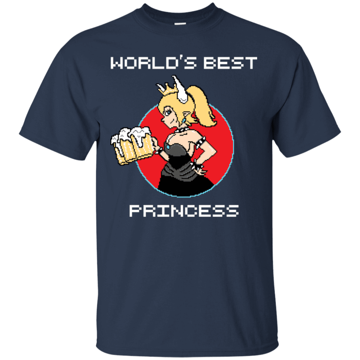 T-Shirts Navy / S World's Best Princess T-Shirt