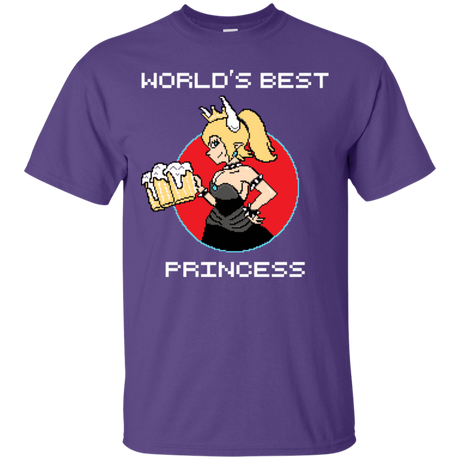 T-Shirts Purple / S World's Best Princess T-Shirt