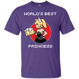 T-Shirts Purple / S World's Best Princess T-Shirt