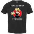 T-Shirts Black / 2T World's Best Princess Toddler Premium T-Shirt