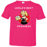 T-Shirts Hot Pink / 2T World's Best Princess Toddler Premium T-Shirt